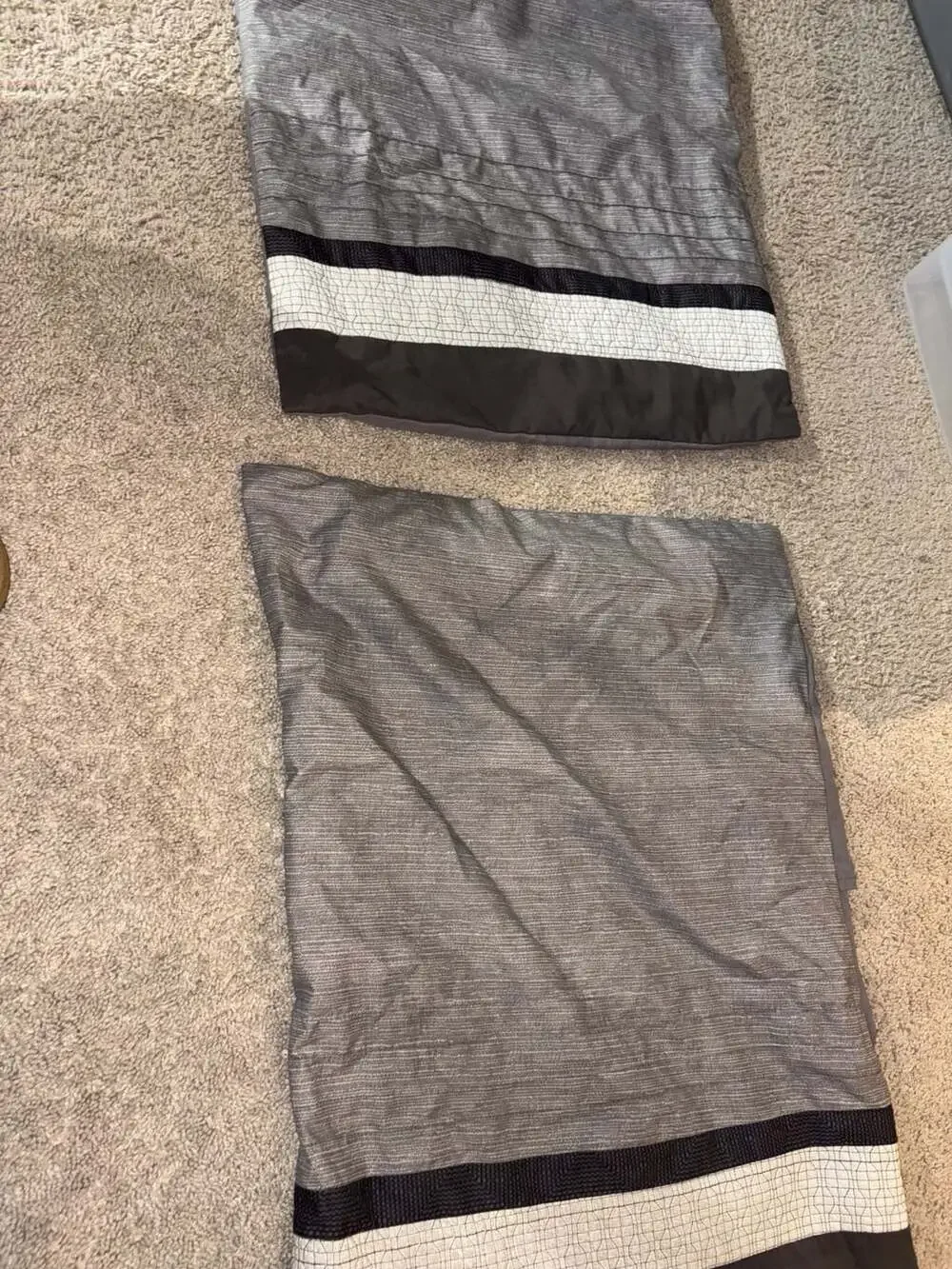 Hallmart Collectibles 5pc Queen Rossi Comforter Set Gray : ,
